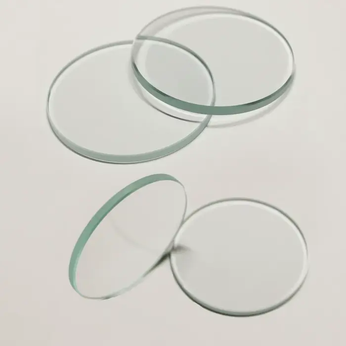 Verre de montre plat de 3.0mm d'épaisseur