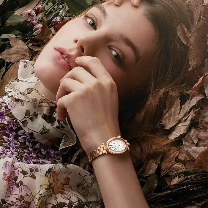 Montre à quartz élégante pour femmes Mark Fairwhale 3610, mode, étanche, bracelet en acier inoxydable, montres de luxe pour femme, reloj mujer