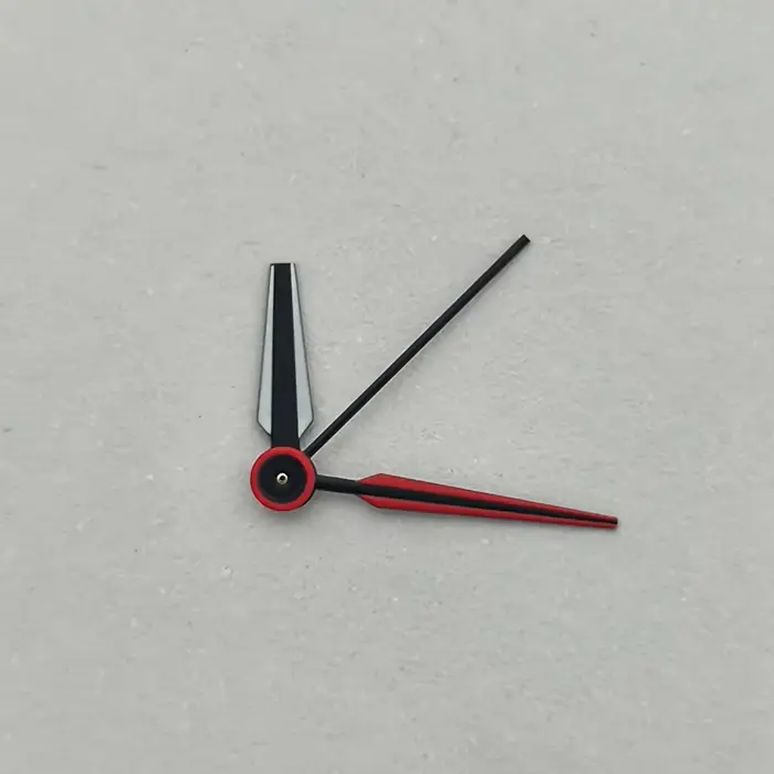 Aiguilles de montre noires et rouges pour mouvement NH35/NH36/4R/7S, 8x12x12.5mm, accessoires de rem