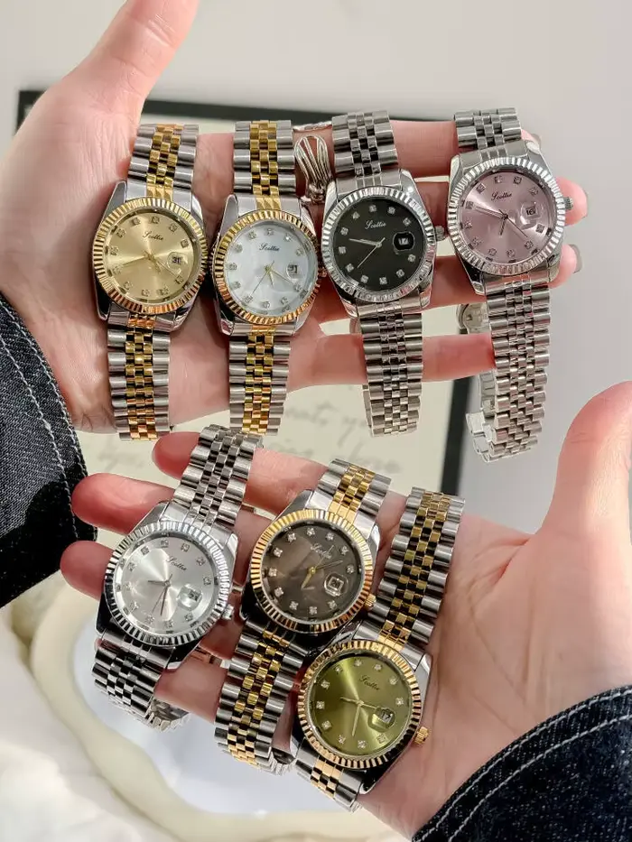 Montre à quartz pour femmes et filles