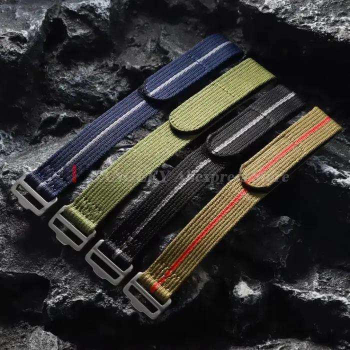 Bracelet de montre en Nylon 20mm 22mm pour Tudor pour Seiko
