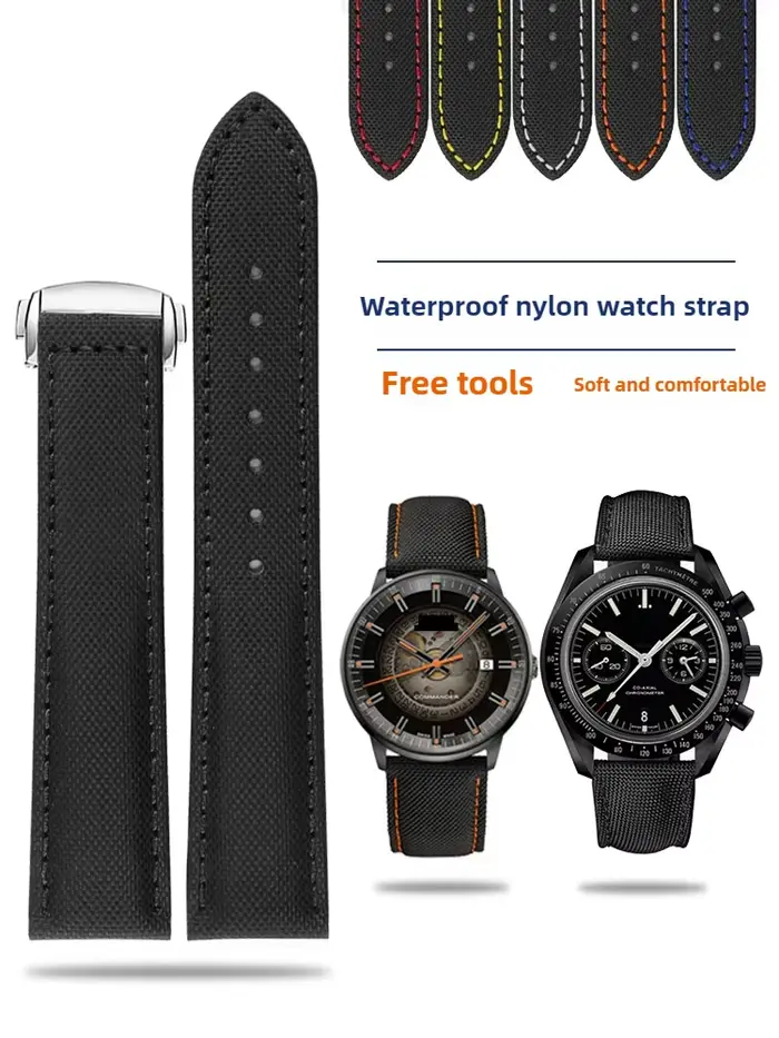 Bracelet de montre en toile et Nylon pour hommes