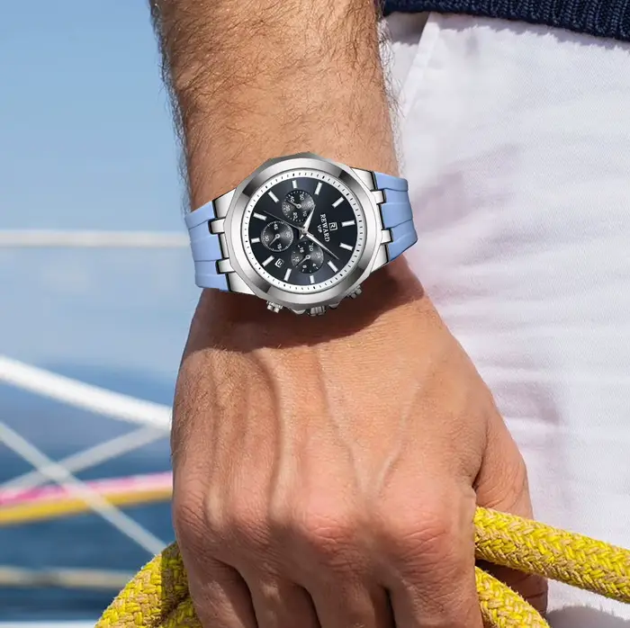 Récompense hommes montres haut de gamme marque étanche Sport montre-bracelet chronographe Quartz militaire véritable Relogio Masculino