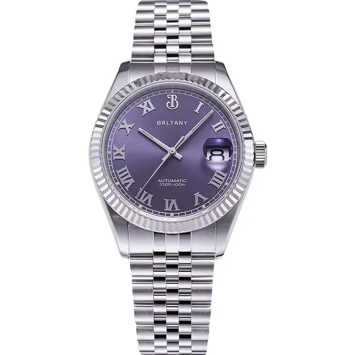 Baltany hommes montre automatique 39mm luxe mécanique montre-bracelet saphir 10Bar étanche lumineux NH35