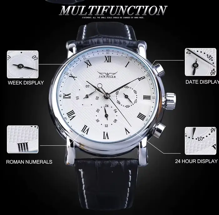 Montre mécanique automatique pour homme JARAGAR