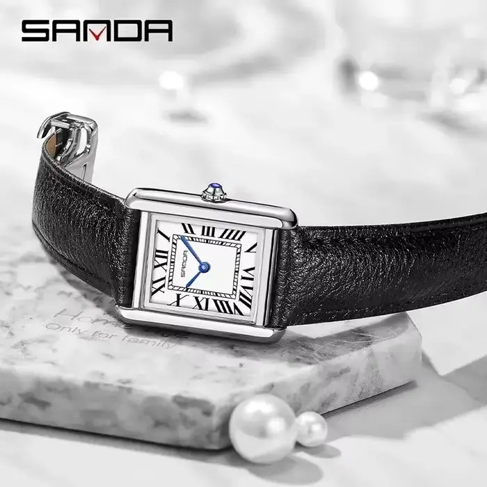 Montres à quartz de luxe SANDA 9031/1108 pour couple