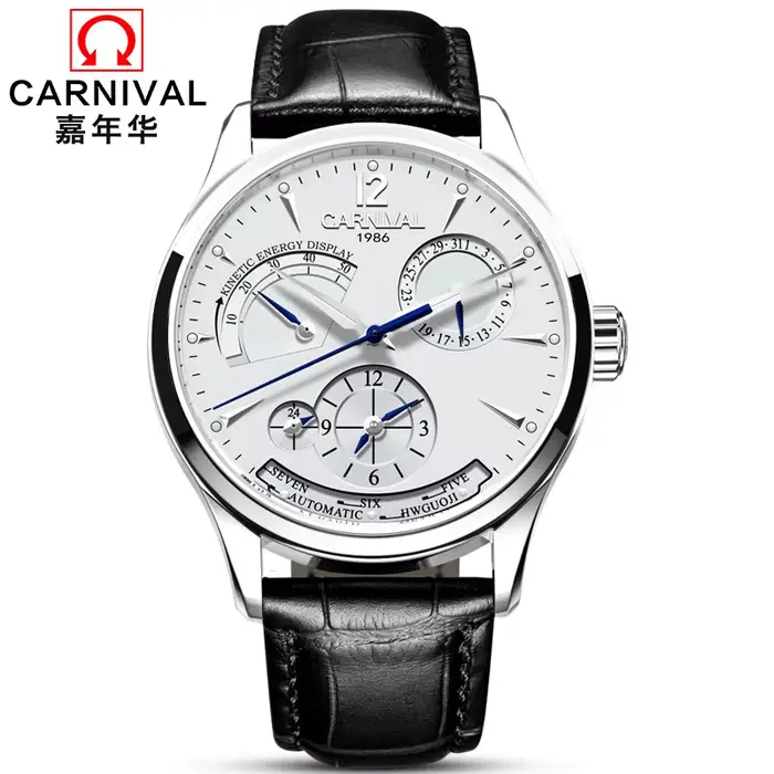 Montre automatique multifonction pour homme