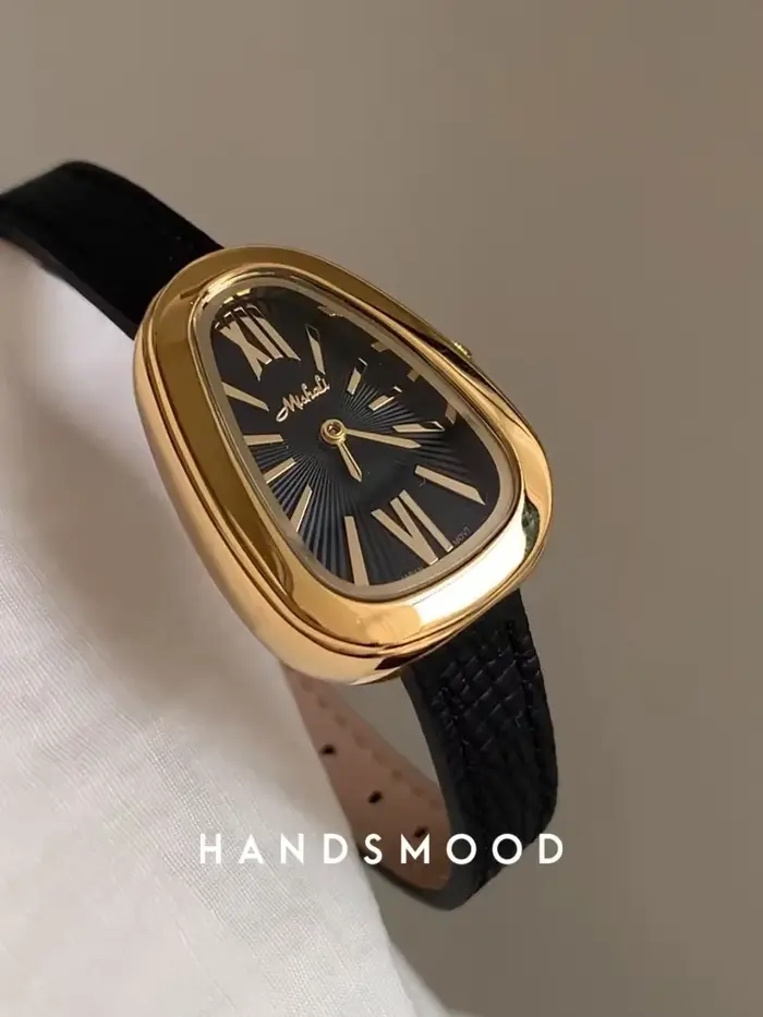 Montre Vintage noire multi-styles pour femme