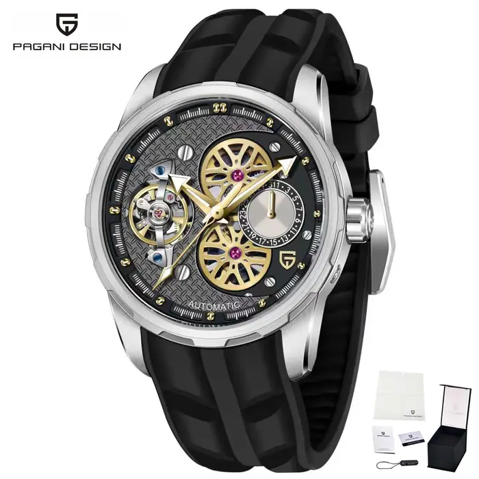 Nouvelle Montre de Luxe Pagani Design 2026 Montre Automatique Mécanique Tourbillon Montre de Sport Étanche Pour Hommes Occasions Spéciales