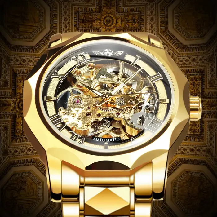 Montre squelette irrégulière WINNER Royal pour homme