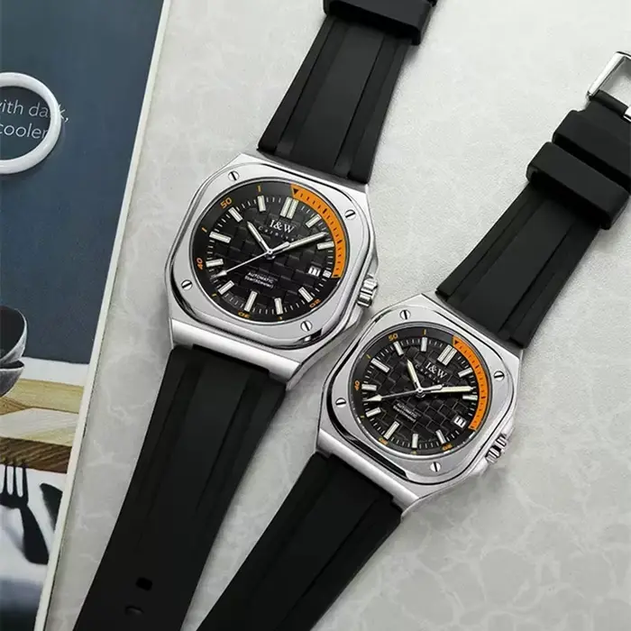 Montre CARNIVAL I & W montres mécaniques pour Homme femme marque de luxe Montre-bracelet automatique hommes femmes 50 M étanche Reloj Hombre