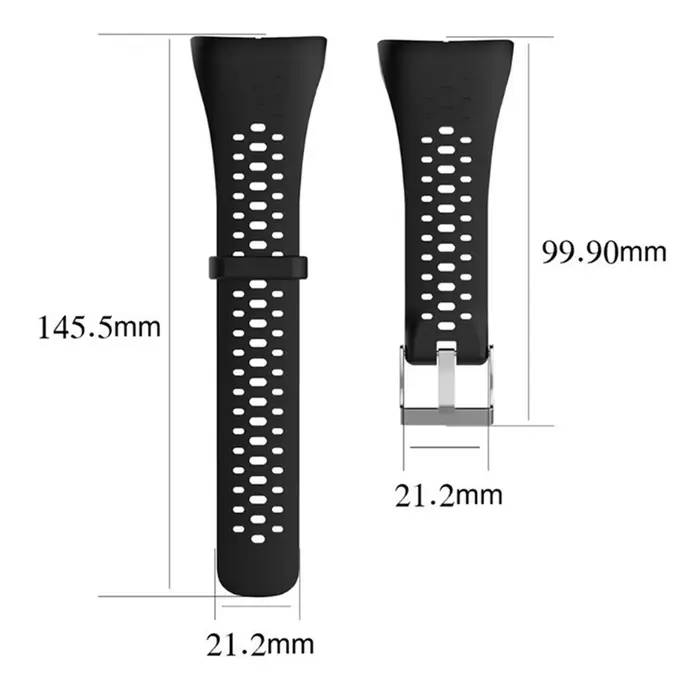 Bracelet en Silicone ZENHEO pour Polar M400 M430 Bracelet de Sport Remplacement pour Homme et Femme Occasions Spéciales Polyvalent