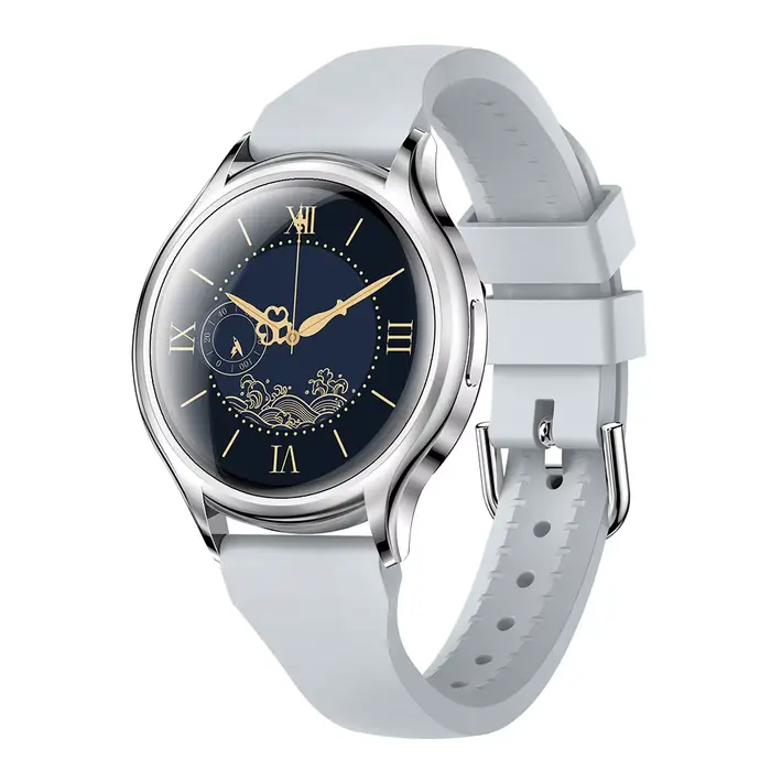 Montre connectée pour femmes, cadeaux, écran tactile complet de 1,27 pouce, montres de sport et de f