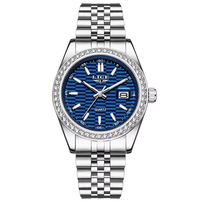 Nouvelle montre LIGE pour homme, montre à quartz de luxe de marque haut de gamme, montre sport en ac