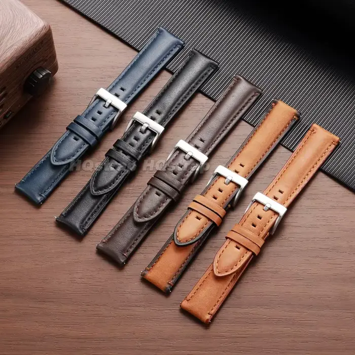 Bracelet de montre en cuir véritable ajustable pour hommes et femmes pour montres Fossil Panerai Omega occasions spéciales