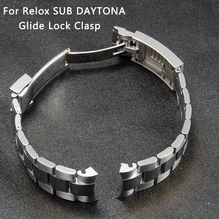 Bracelet de montre en acier inoxydable massif 904L