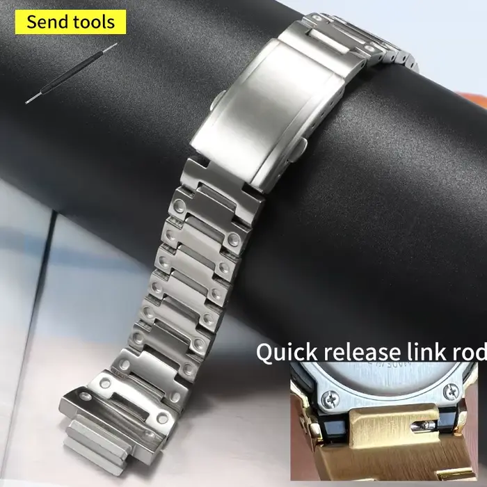 Bracelet modifié pour casio gshock GW-M5610 DW5600 GW-5000 G-5600 GA2100 GM5600 GM2100, 16mm, bracel