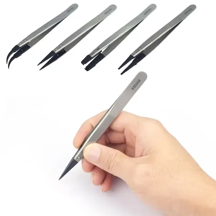 Pincettes de travail d'installation d'aiguilles de montre