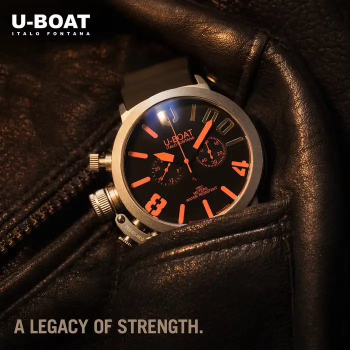 Montre à quartz pour homme de style U-Boat