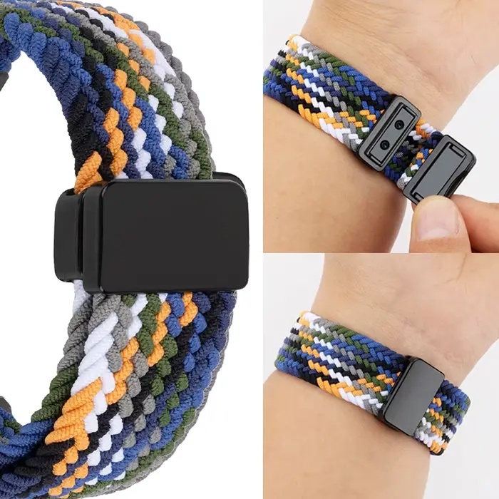 Bracelet Velcro tressé Coros pour homme et femme avec parachute buckle pour montres Coros Apex et Pace polyvalent et élégant pour toutes les occasions