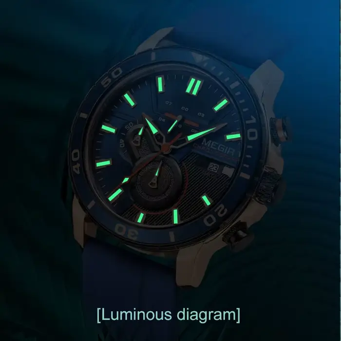 MEGIR hommes montre-bracelet mode Quartz
