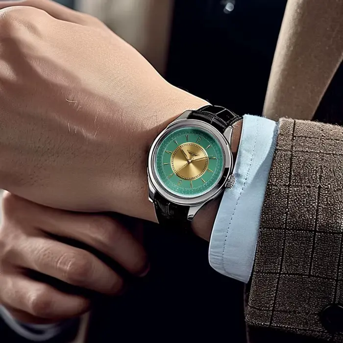 Montres pour hommes, montres à quartz tendance haut de gamme, style classique