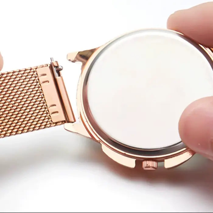 Bracelet de montre en acier inoxydable à dégagement rapide pour femmes et hommes occasionnels et spéciaux