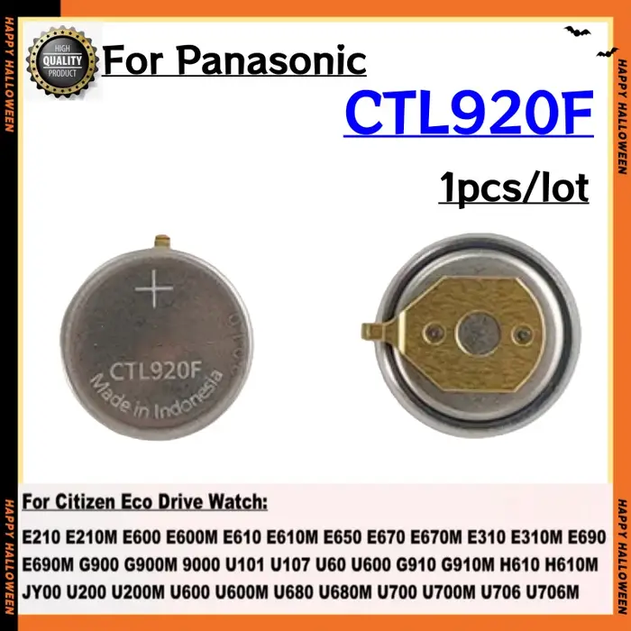 1 pièce/lot CTL920F 295-6900 Nouveau CTL920 295-69 295 6900 Condensateur de batterie rechargeable pour montre Eco Drive Citizen E210 E600