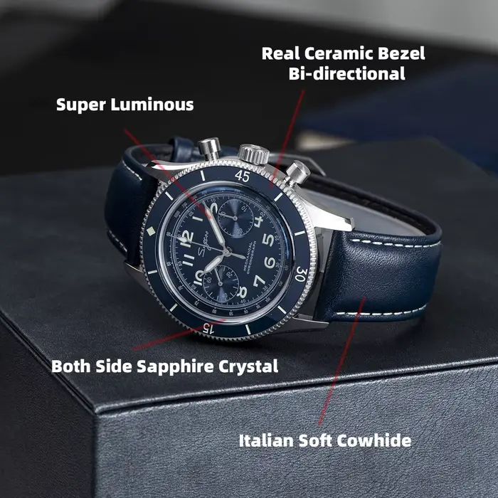 Sugess – montre ST1901 pour hommes