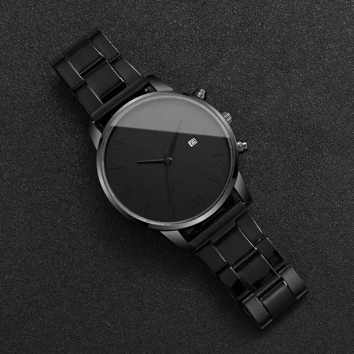 Montre Simple Roma en alliage avec mouvement quartz pour hommes style fashion casual occassions quotidiennes et spéciales