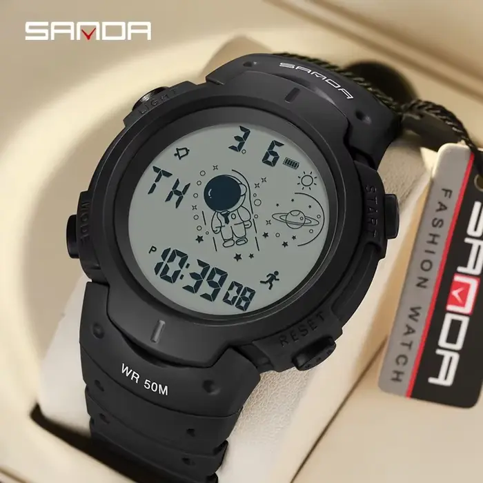 SANDA Nouvelle Montre Digitale Sportive pour Garçon