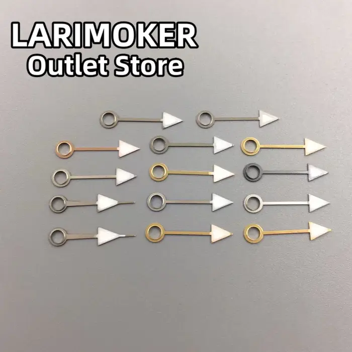 LARIMOKER – aiguilles de montre GMT lumineuses bleues