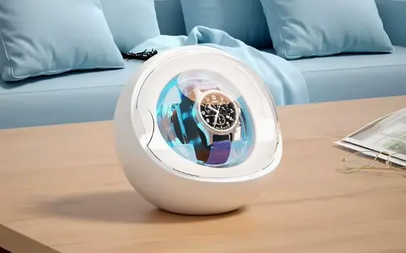 Lorvo – remontoir de montre automatique avec support porte-clés, ultra silencieux, alimenté par USB,