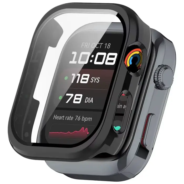 Verre trempé + boîtier PC pour Huawei Watch D2 protecteur d'écran anti-rayures pare-chocs housse de 