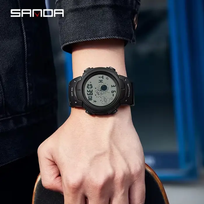 SANDA 2026 Nouvelle Montre Digitale Sportive pour Garçon