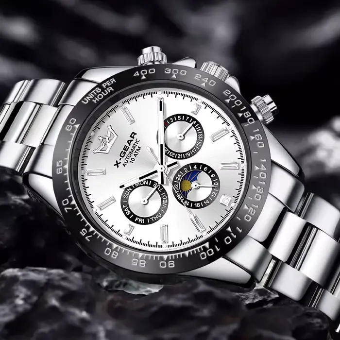 Montre mécanique automatique pour homme Panda Eye