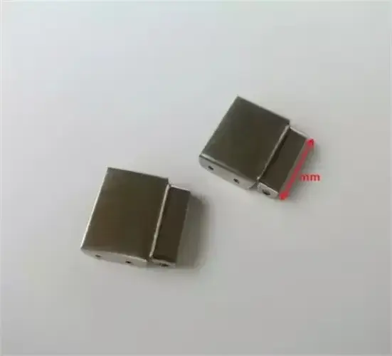 Fermoir de bracelet de montre en acier