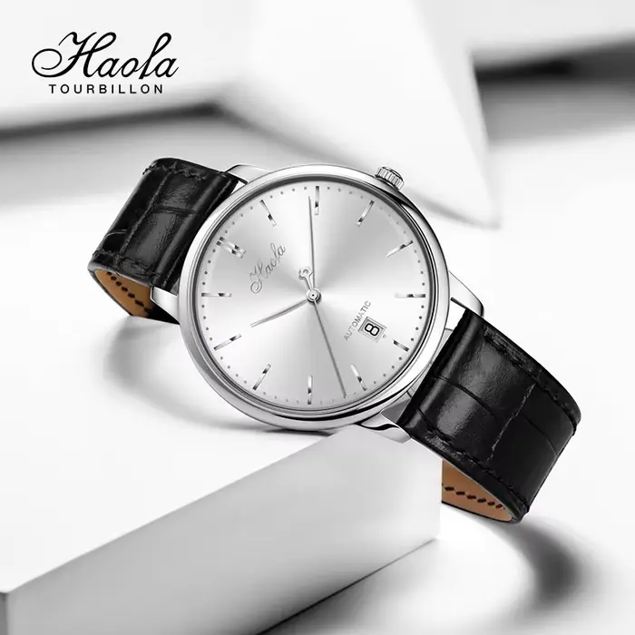 Haofa-Montre d'affaires mécanique automatique pour homme