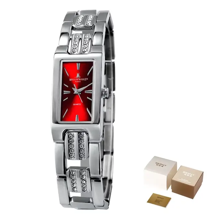 MIYOTA montre à Quartz pour femmes marque de luxe étanche Rectangle Bracelet en acier inoxydable mon