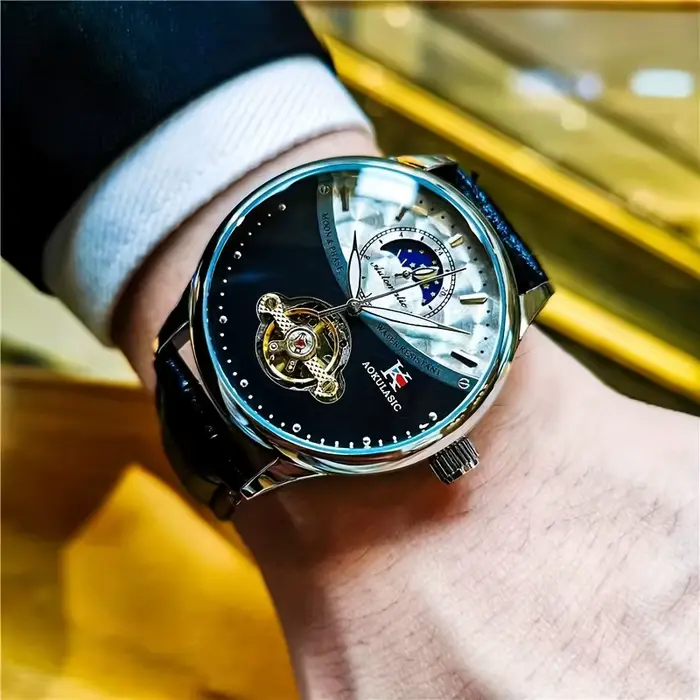 Montre mécanique automatique classique et élégante pour homme