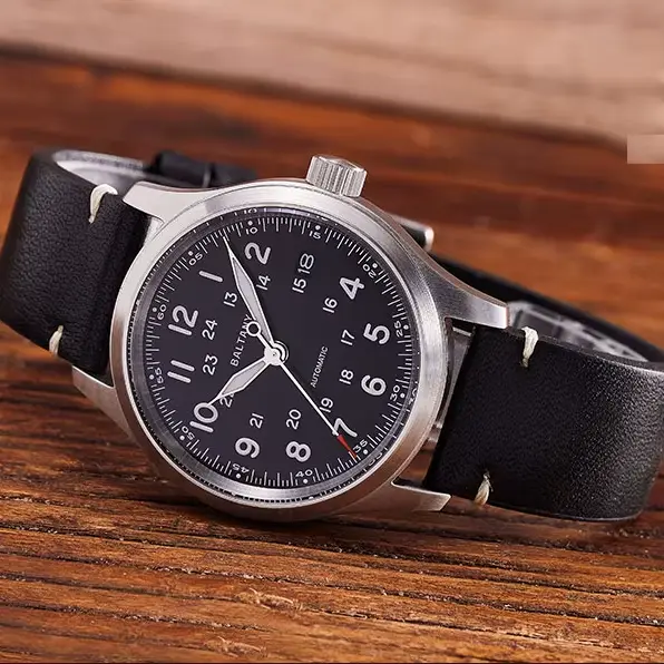 Montre homme Baltany BGW-9 automatique 39mm saphir 100M étanche date sport élégante pour homme occassions spéciales