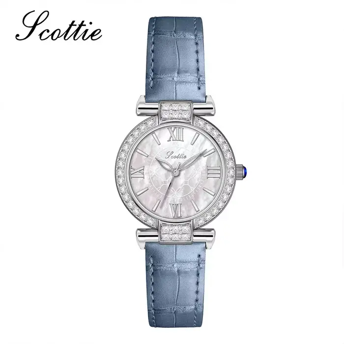 Dimeina femmes Niche Design montre à Quartz chiffres romains cadran Orologio luxe or acier inoxydabl