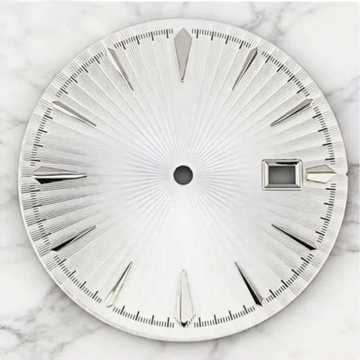 Presage – cadran de montre noir et bleu ciel