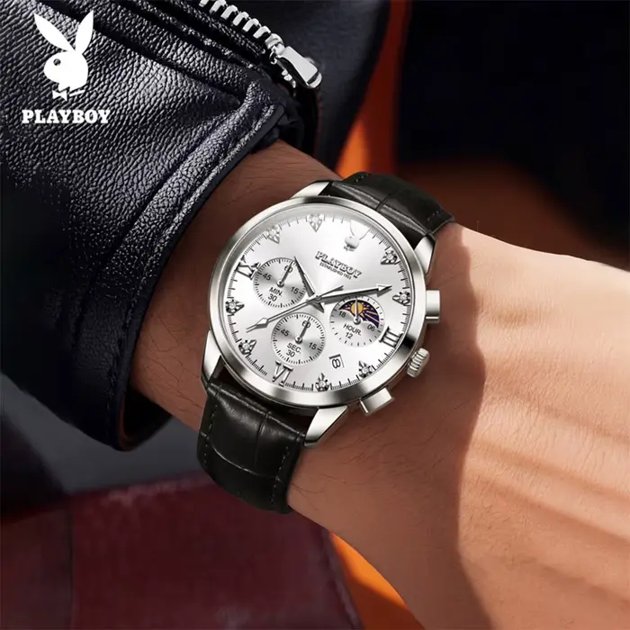 PLAYBOY 3035 montres originales et authentiques de marque pour homme