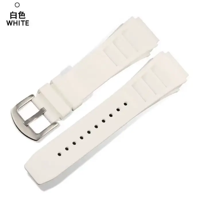 Bracelet de montre en silicone Richard Mille de haute qualité avec deux types de vis et de boulons