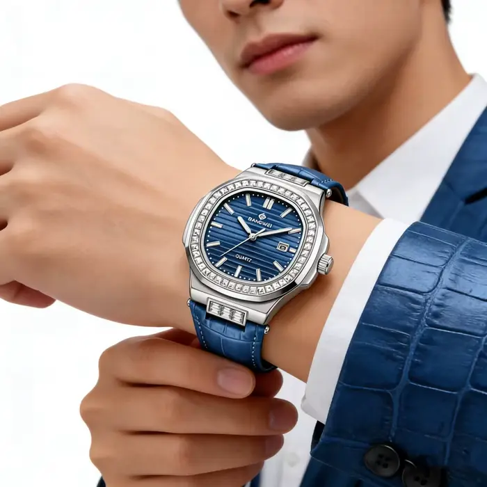 Montres Bangwei Luxe pour Hommes et Femmes Montres Bracelets à Quartz Lumineuses Étanches Occasions Spéciales