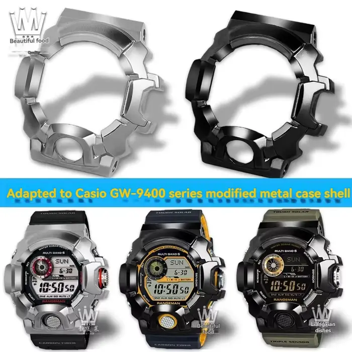 Bracelet en acier inoxydable pour Casio G-SHOCK série Cat Man 3410 GW-9400Y/J sept couleurs variées noire blanche rose bleu occasions spéciales