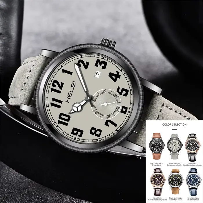Montre de sport à quartz étanche pour homme
