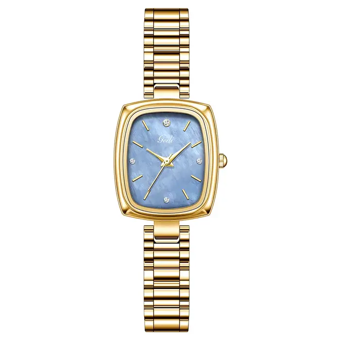 Montre en or étanche pour femme