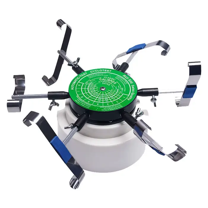 Outil de remontage automatique de montre mécanique 6 bras cyclotest test remontoir horlogerie professionnel occasionnels